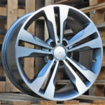 Diski R17 5×112 J7.5 ET44 RACINGLINE BK754 MERCEDES Grey Polished