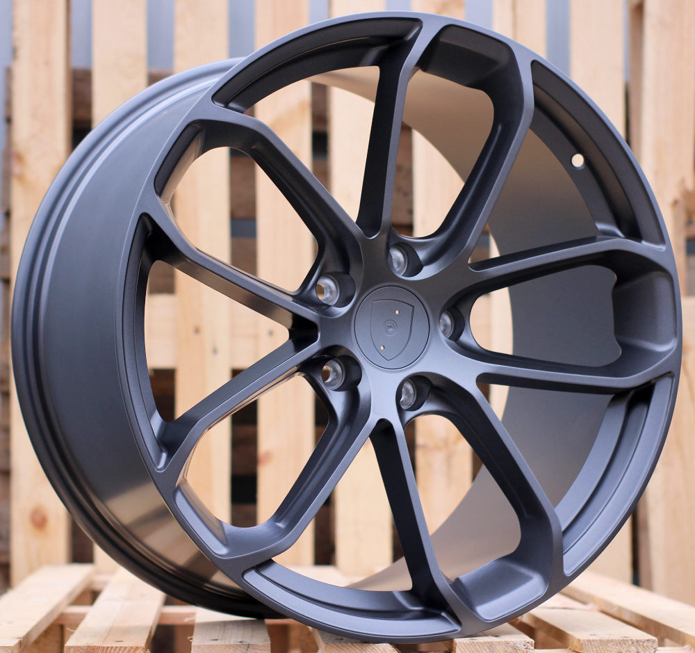 Diski R22 5x130 J11.5 ET61 RACINGLINE H5084 PORCHE Gun Metal Half Matt (Rear+Front)