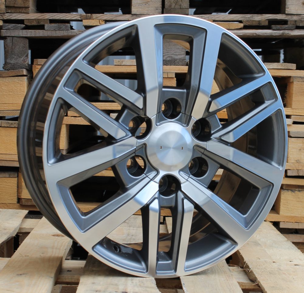 Diski R18 6x139.7 J7.5 ET25 RACINGLINE B1155 TOYOTA Grey Polished