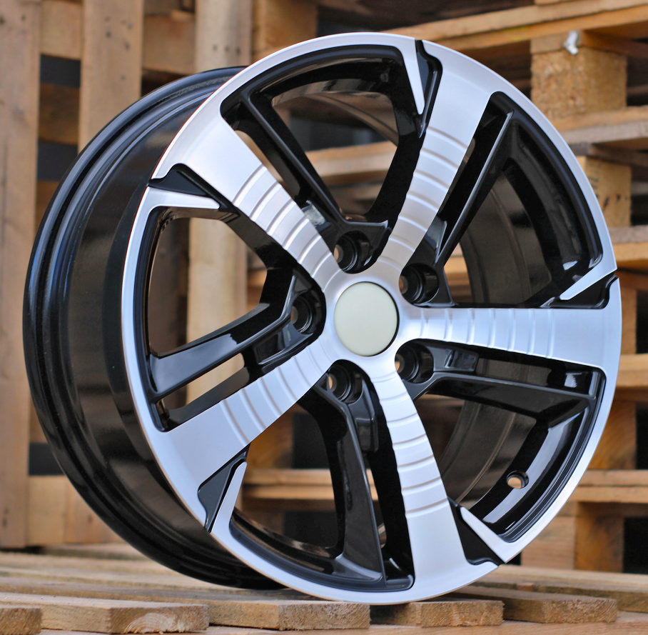 Diski R16 4x108 J7 ET25 RACINGLINE B5514 PEUGEOT Black Polished