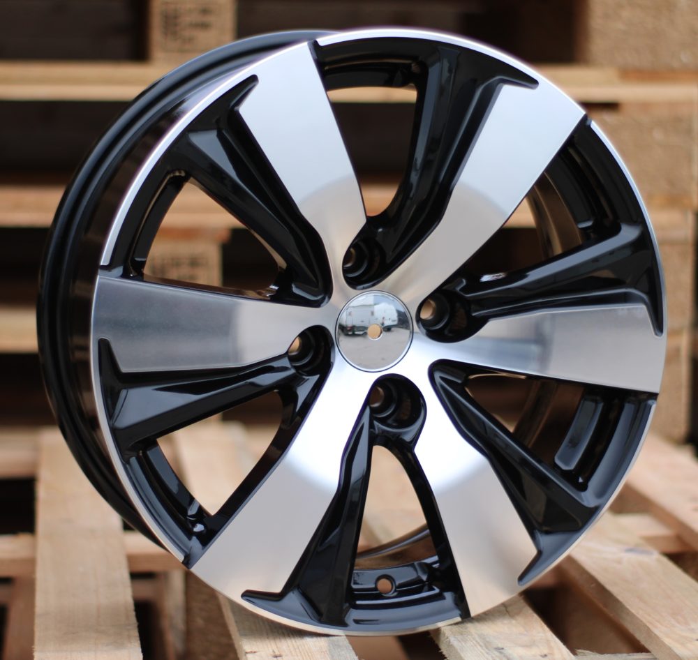 Diski R16 4x108 J6.5 ET18 RACINGLINE B1081 PEUGEOT Black Polished