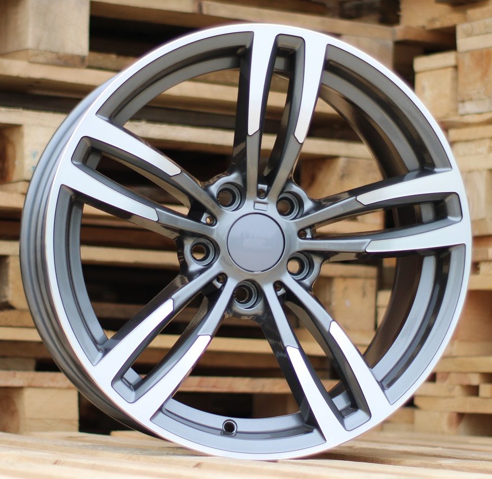 Diski R19 5x120 J8.5 ET35 RACINGLINE BK855 BMW Grey Polished (Rear+Front)