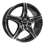 Diski R16 5×114.3 J6.5 ET45 Venue VL5 Black Polish