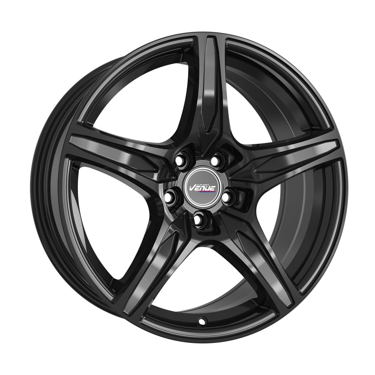 Diski R18 5x108 J8 ET42 Venue VL5 Gloss Black