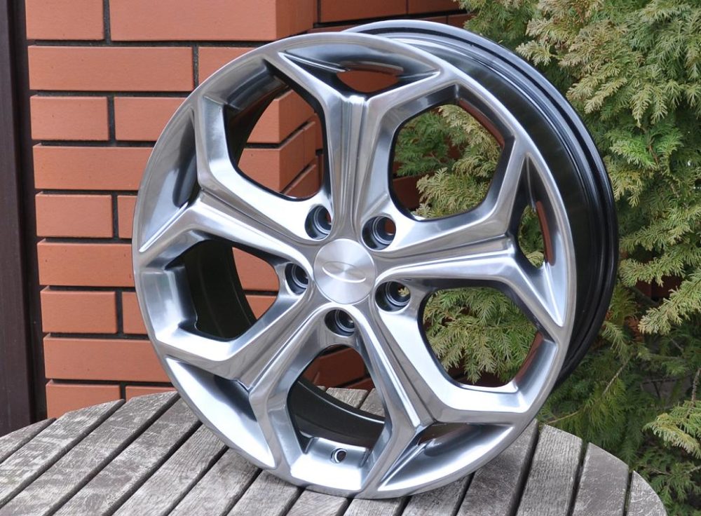 Diski R17 5x108 J7 ET50 RACINGLINE BK675 FORD Dark Shining