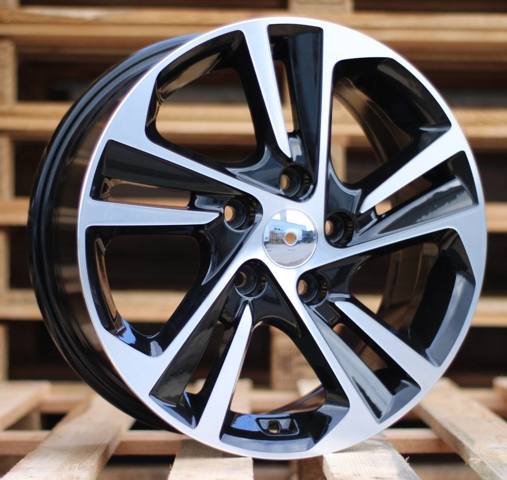 Diski R17 5x114.3 J7 ET45 RACINGLINE B5210 HYUNDAI Black Polished