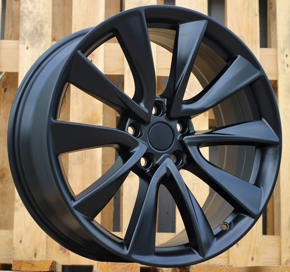 Diski R19 5x114.3 J8.5 ET40 RACINGLINE B2046 TESLA Black Half Matt