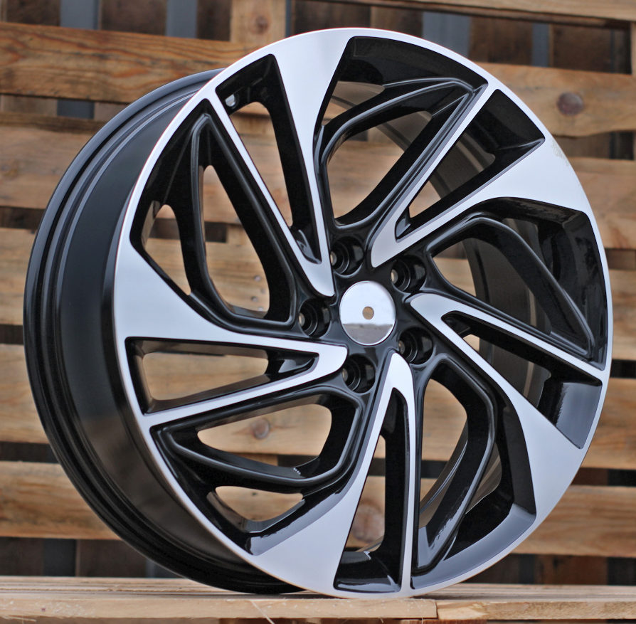 Diski R19 5x114.3 J7.5 ET51 RACINGLINE B5518 HYUNDAI Black Polished