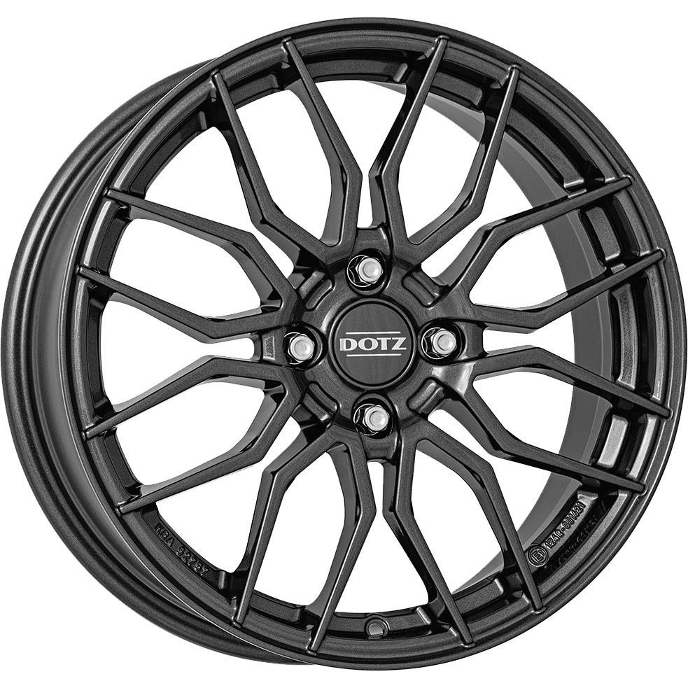 Diski R17 4x108 J7 ET35 Dotz LimeRock Gunmetal