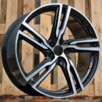 Diski R19 5×108 J8 ET45 RACINGLINE FE161 VOLVO Black Polished Half Matt