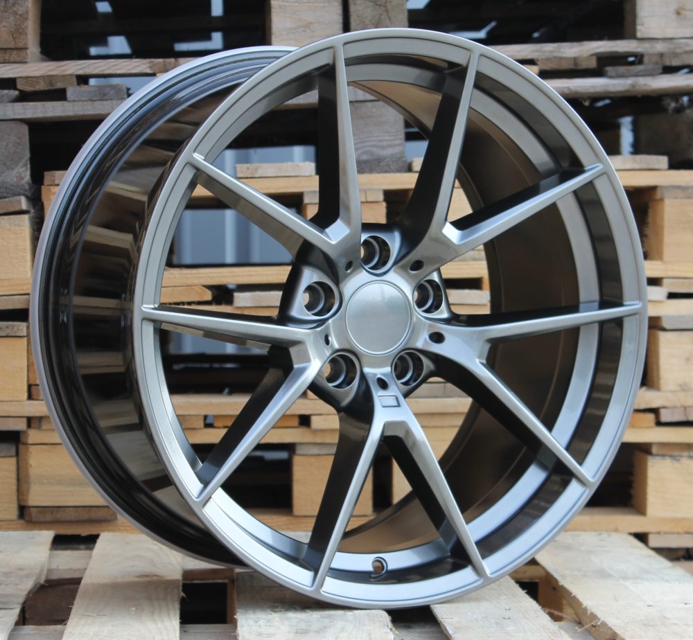 Diski R19 5x120 J9.5 ET40 RACINGLINE B1416 BMW Gun Metal Half Matt (Rear+Front)