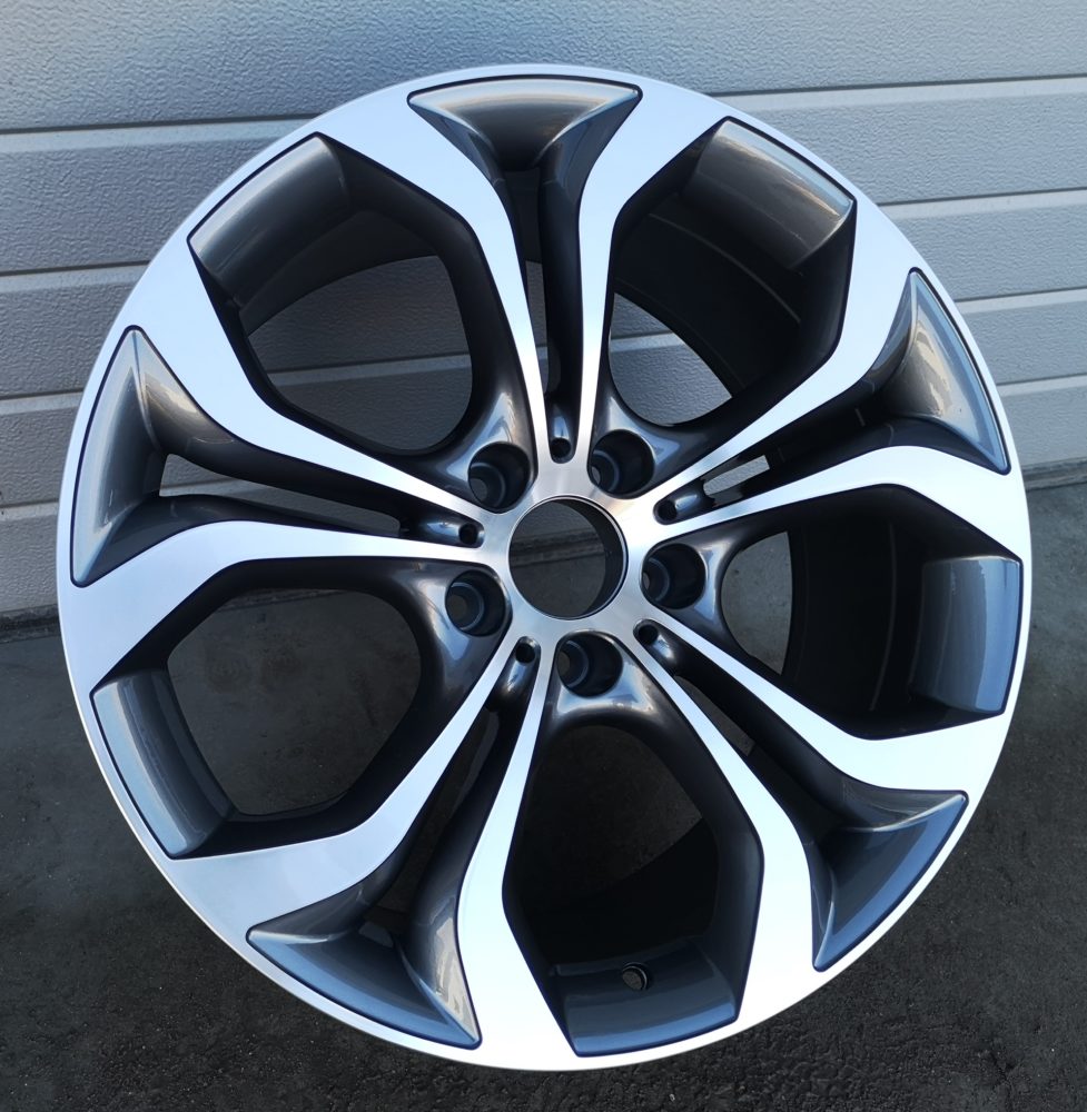 Diski R19 5x120 J9 ET48 RACINGLINE BY117 BMW Grey Polished