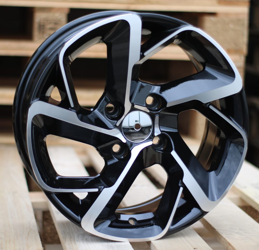 Diski R15 4x108 J6.5 ET25 RACINGLINE B5714 CITROEN Black Polished