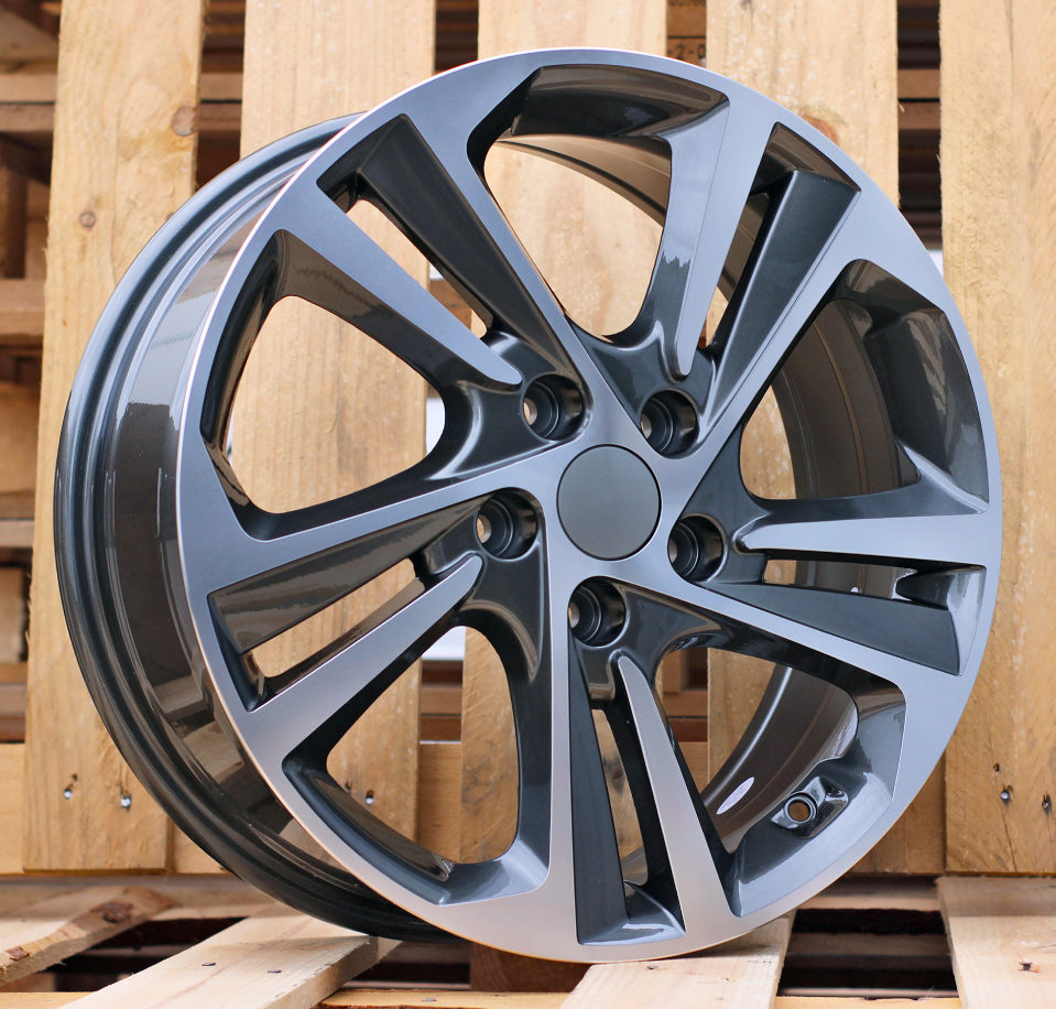 Diski R16 5x114.3 J6.5 ET45 RACINGLINE B5210 HYUNDAI Grey Polished