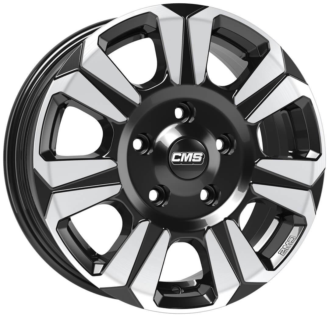 Diski R16 6x130 J6.5 ET62 CMS C31 Diamond Black Gloss