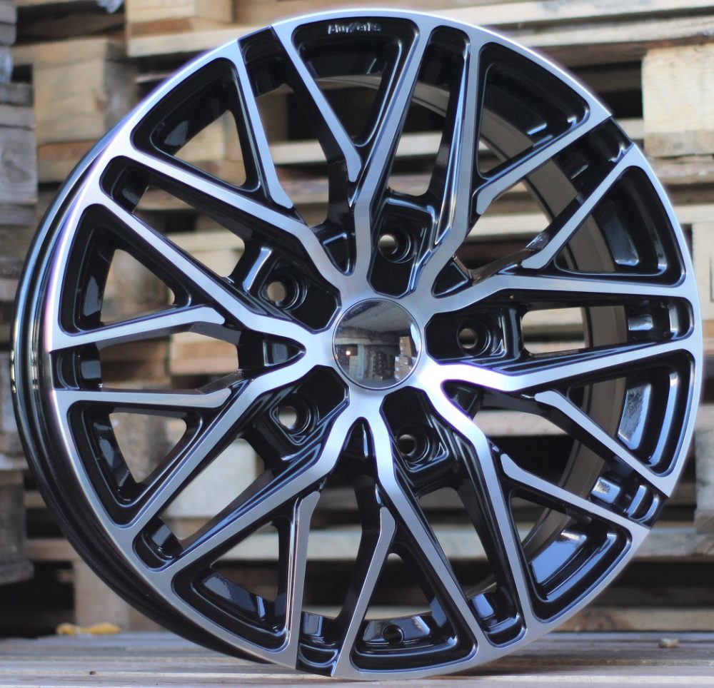 Diski R18 5x160 J8 ET50 RACINGLINE B1262 FORD Black Polished