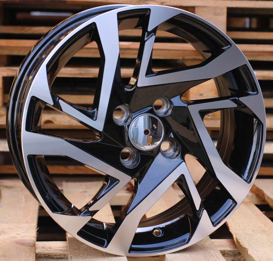 Diski R15 4x100 J6 ET40 RACINGLINE I5417 TOYOTA Black Polished