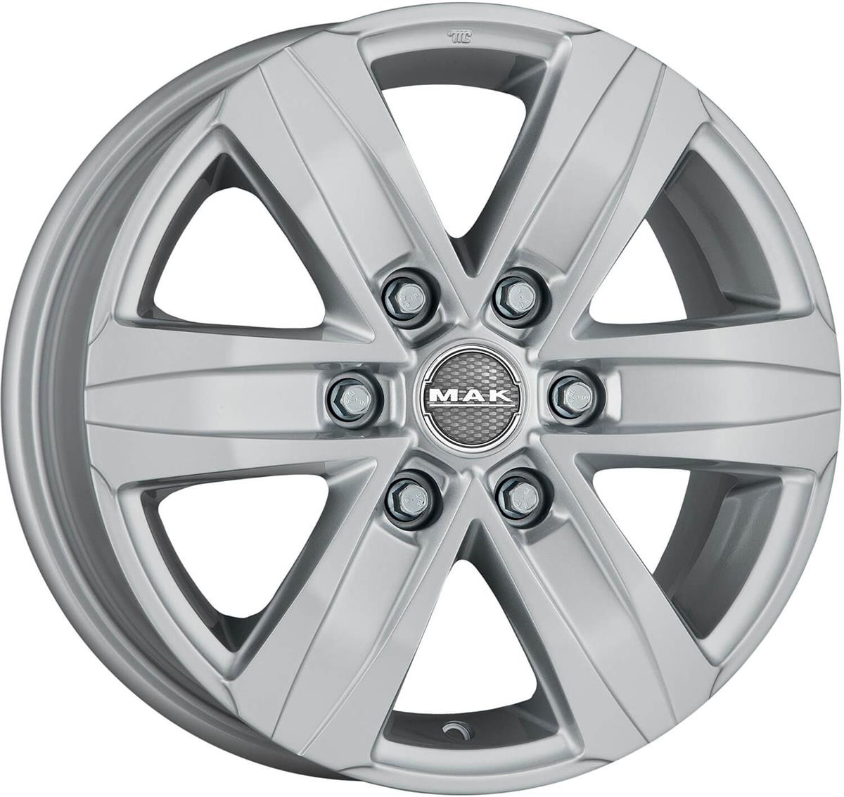 Diski R17 6x139.7 J7.5 ET55 MAK Stone 6 Silver