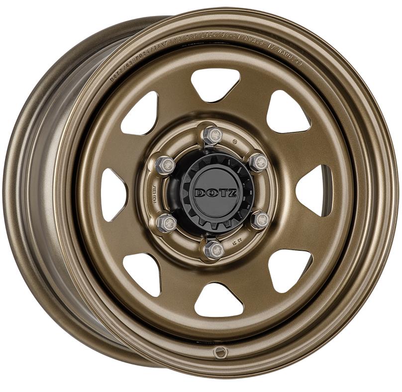 Diski R18 6x139.7 J8 ET24 Dotz 4x4 Dakar Bronze