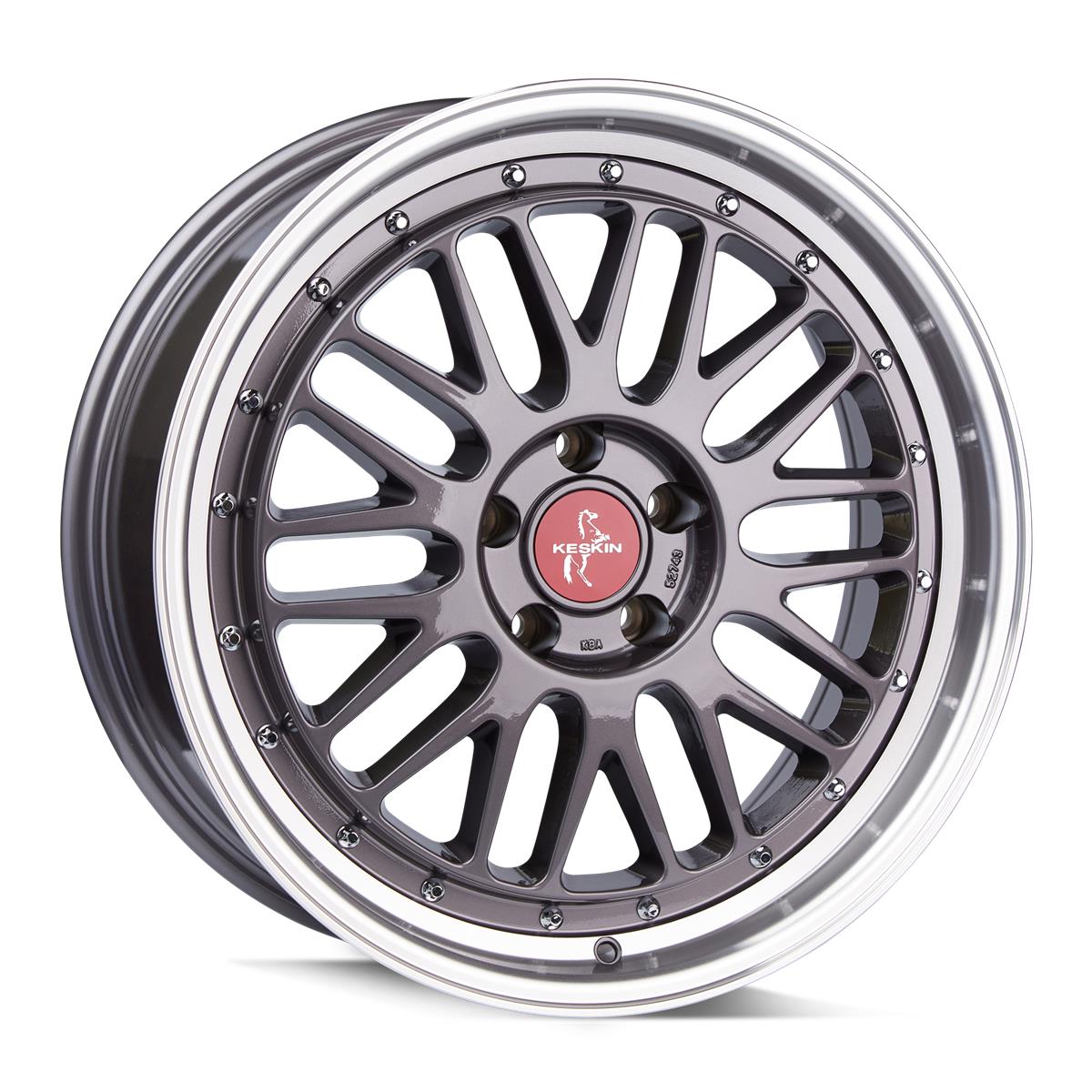 Diski R19 5x112 J8.5 ET30 Keskin Tuning KT22 Titan Grey Lip Polish