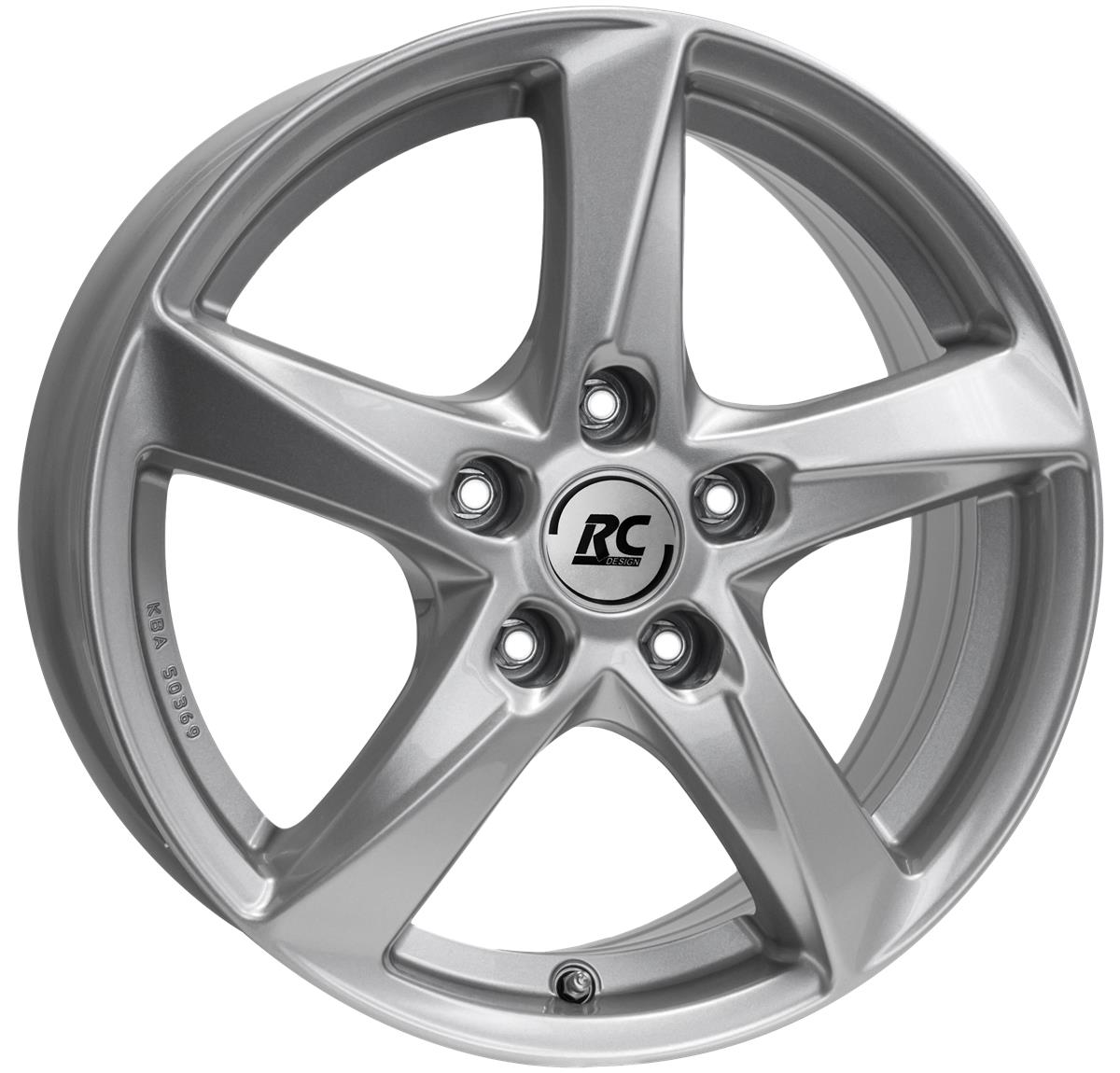 Diski R16 5x114.3 J6.5 ET45 RC Design RC30 Kristallsilber (KS)