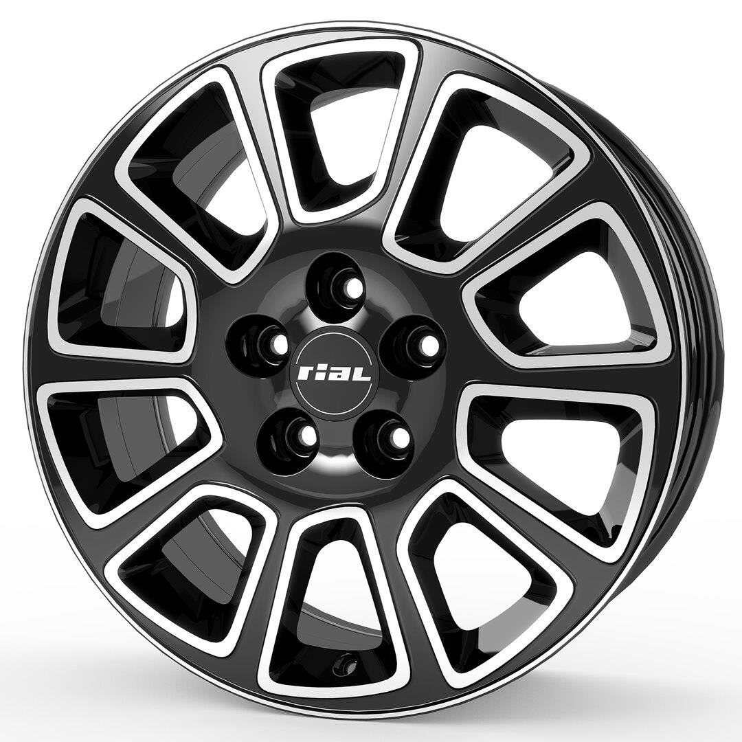 Diski R18 5x120 J7.5 ET60 Rial Transporter 2 diamond-black frontpolished