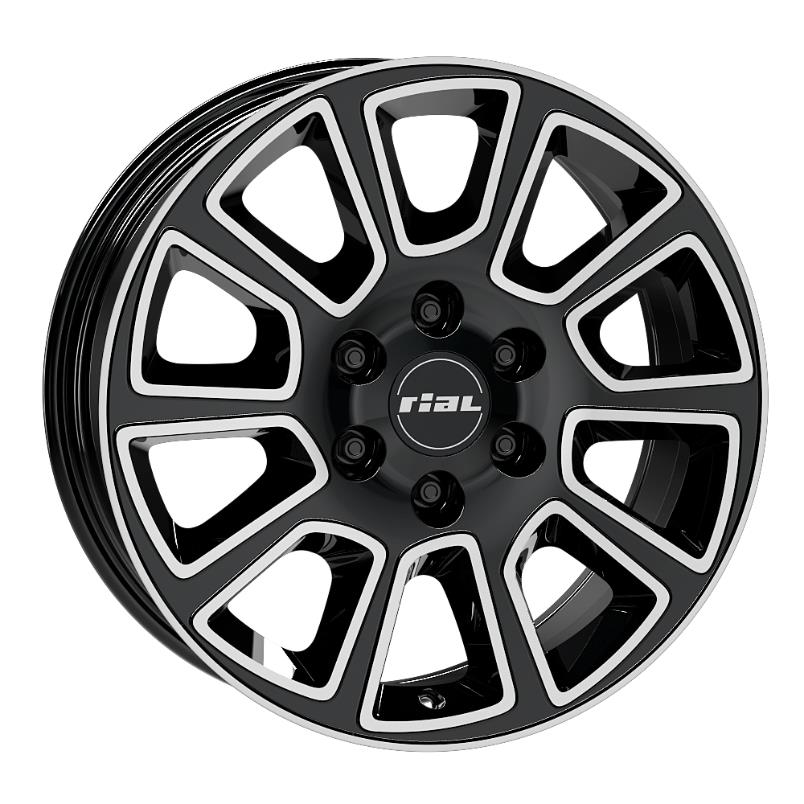 Diski R18 6x130 J7.5 ET47 Rial Transporter 2 diamond-black frontpolished