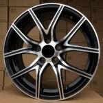 Diski R16 5×98 J6.5 ET38 RACINGLINE XF165 Black Polished +PC