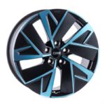 Diski R19 5×112 J8 ET45 CMS C32-AERO Diamond Black Blue