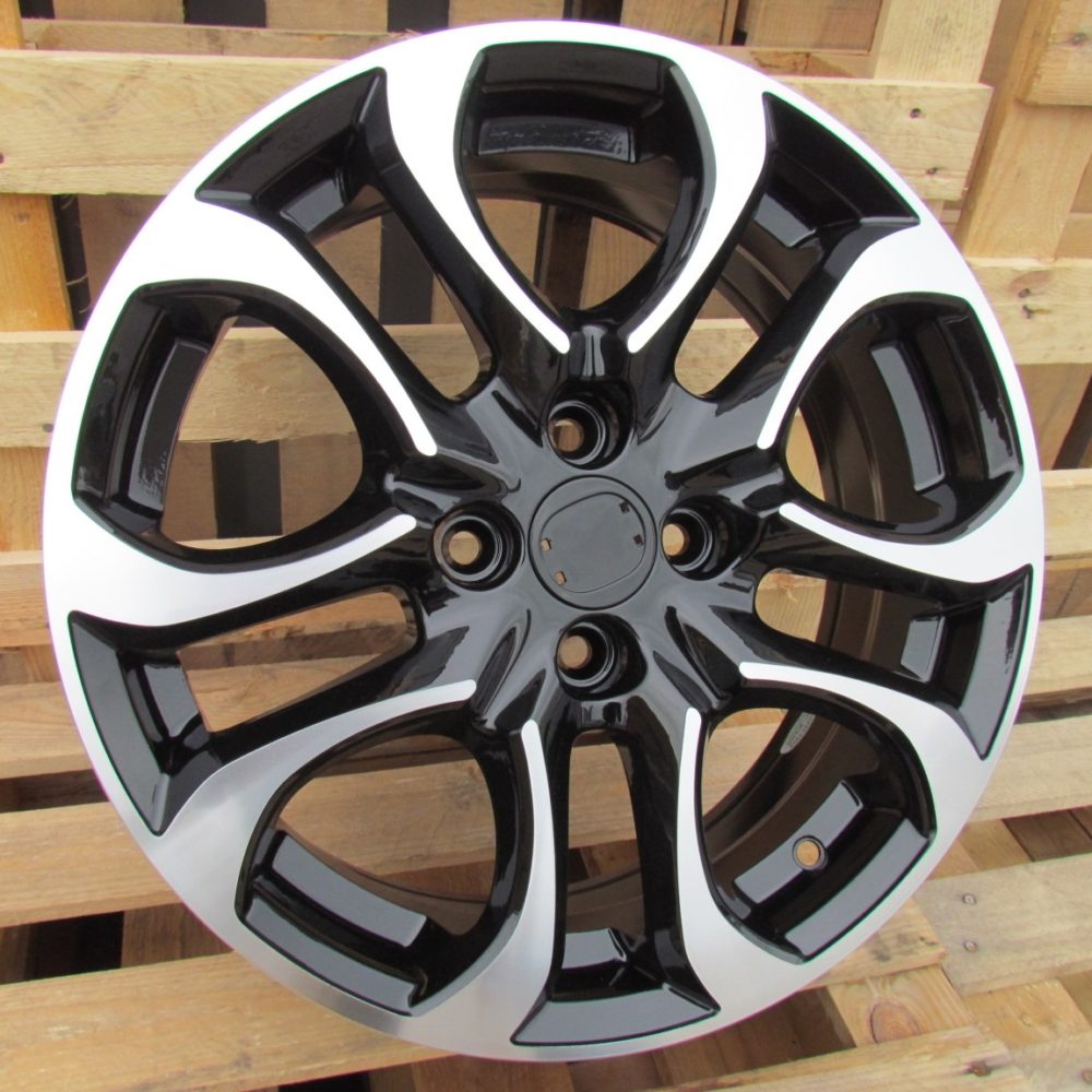 Diski R16 4x100 J6 ET40 RACINGLINE A5376 MAZDA Black Polished