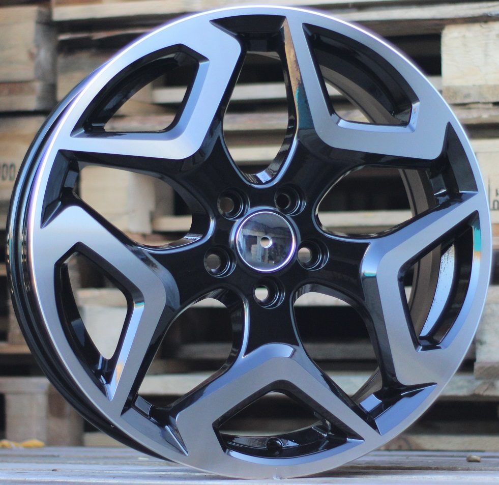 Diski R17 5x100 J7 ET55 RACINGLINE B1606 SUBARU Black Polished