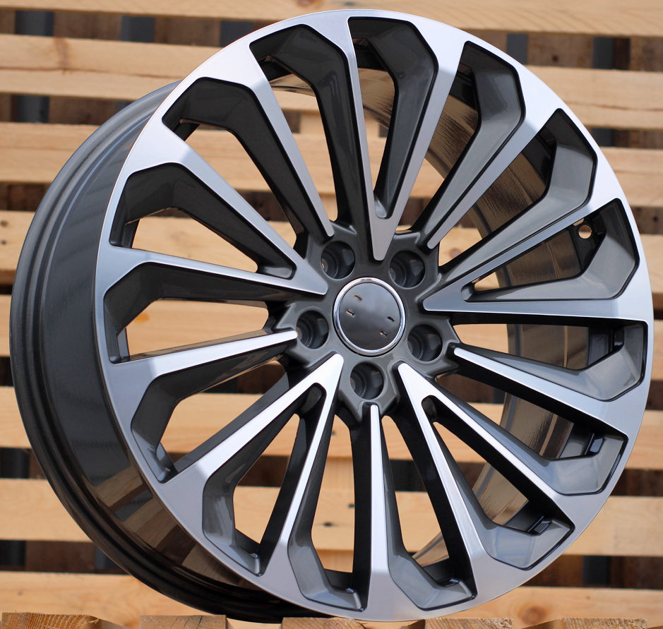 Diski R21 5x112 J9.5 ET36 RACINGLINE A5827 AUDI Grey Polished