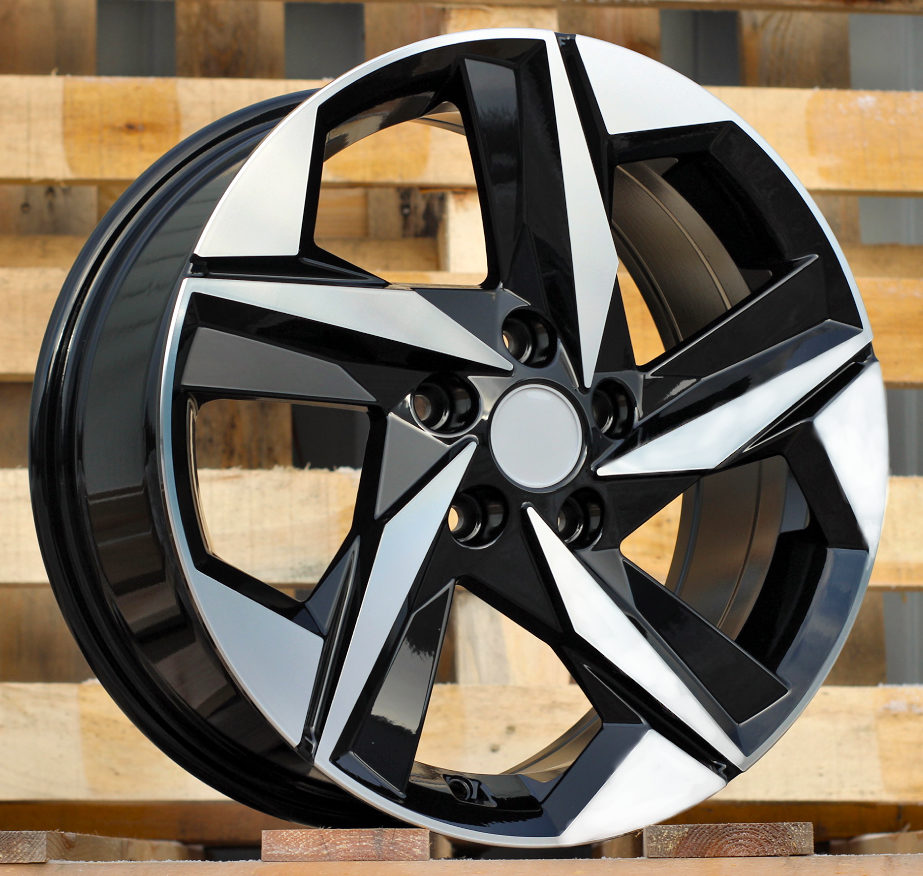 Diski R17 5x114.3 J7.5 ET51 RACINGLINE B1622 HYUNDAI Black Polished