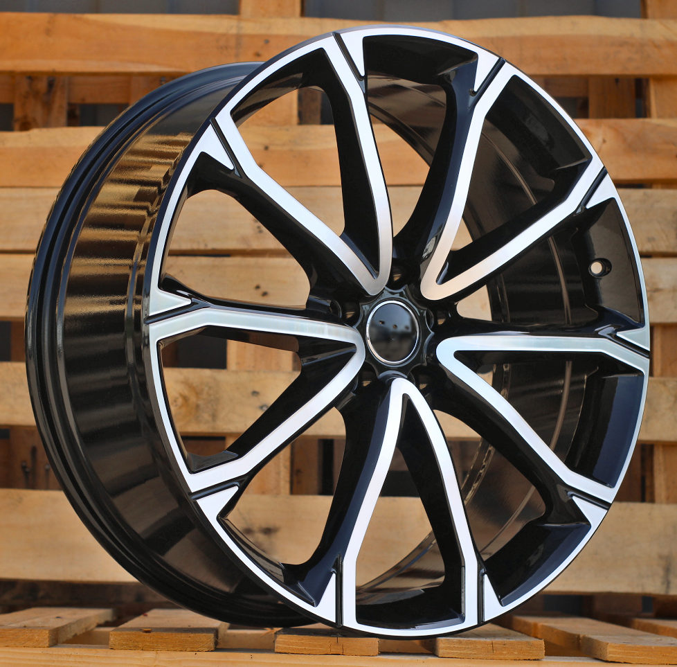 Diski R21 5x112 J8.5 ET38 RACINGLINE Y1197 AUDI Black Polished