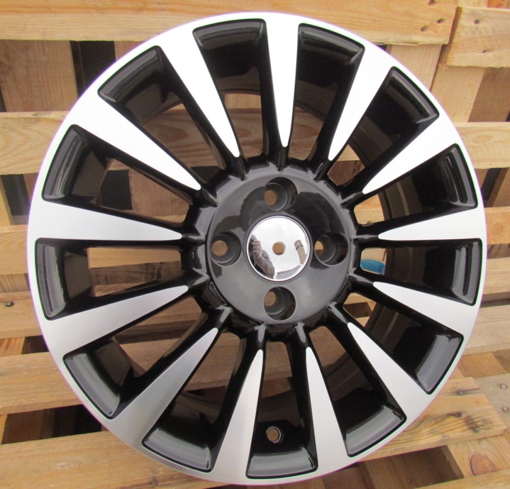 Diski R15 4x98 J6 ET35 RACINGLINE BK743 FIAT Black Polished