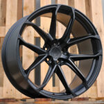 Diski R21 5×112 J9.5 ET26 RACINGLINE Y5985B PORCHE Black Half Matt (Rear+Front)