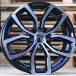 Diski R16 4×100 J6.5 ET38 RACINGLINE B5711 RENAULT Black Polished