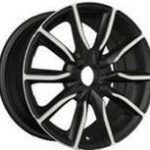 Diski R15 5×114.3 J6.5 ET40 RACINGLINE LU263 Black Polished Half Matt