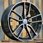 Diski R17 5×112 J7.5 ET45 RACINGLINE B5461 MERCEDES Black Polished