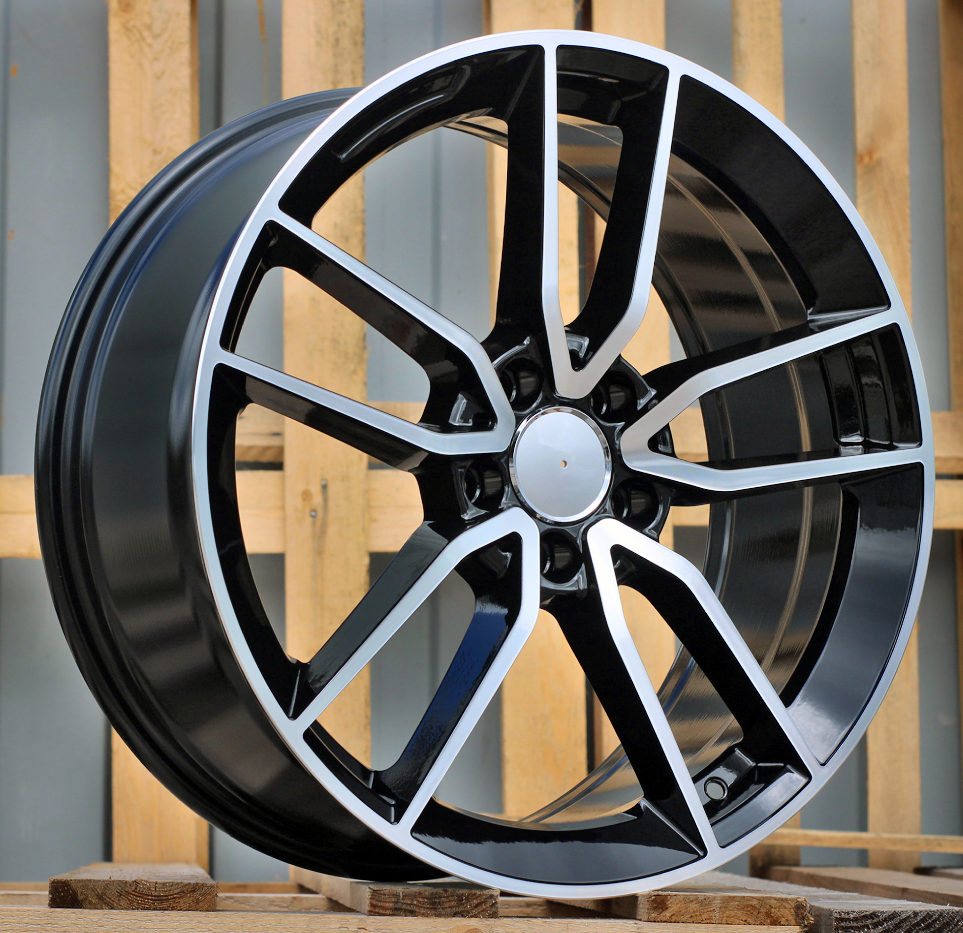 Diski R17 5x112 J7.5 ET45 RACINGLINE B5461 MERCEDES Black Polished