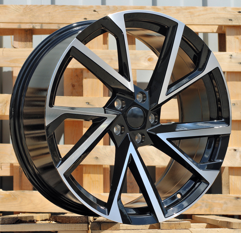 Diski R17 5x112 J7 ET40 RACINGLINE FE181 SKODA Black Polished