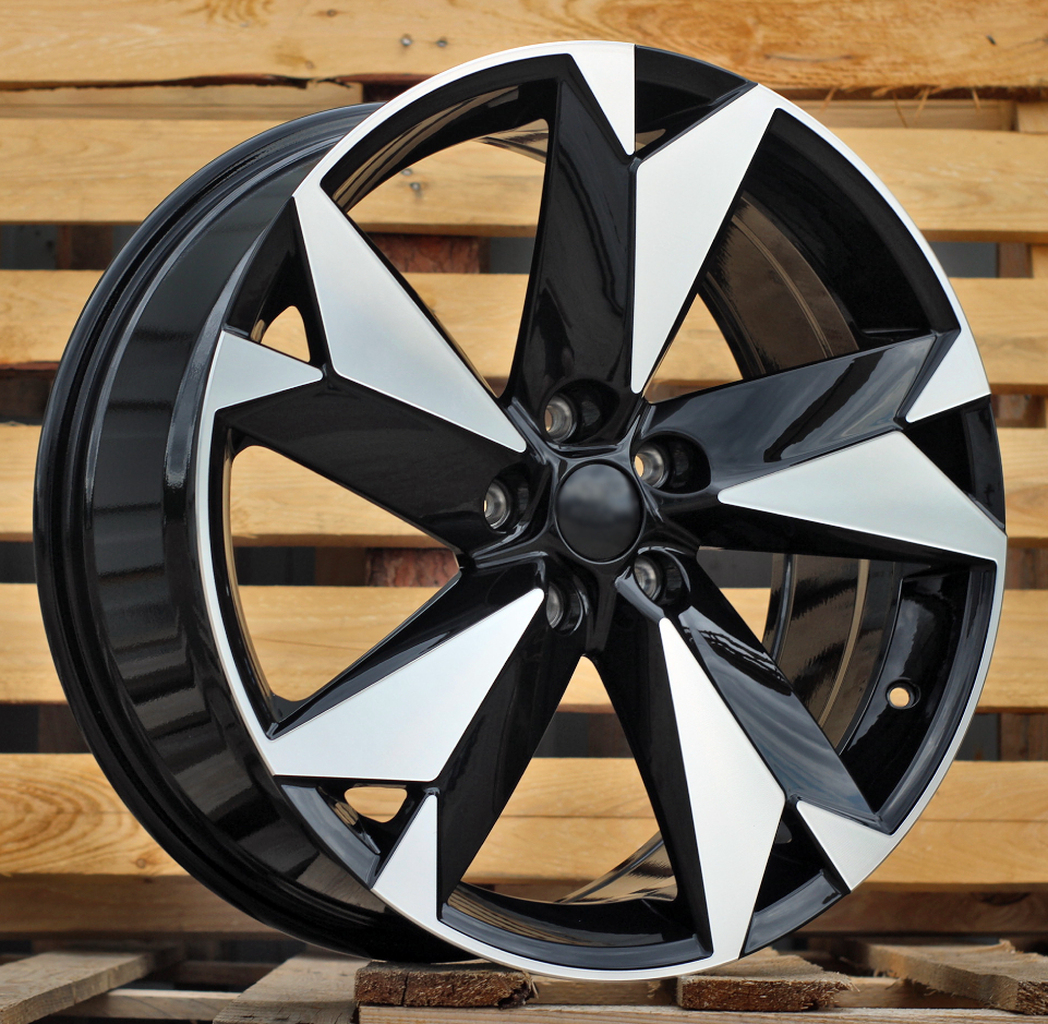 Diski R20 5x112 J8 ET41 RACINGLINE I5625 SKODA Black Polished