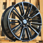 Diski R19 5×112 J8 ET44 RACINGLINE I0361 SKODA Black Polished