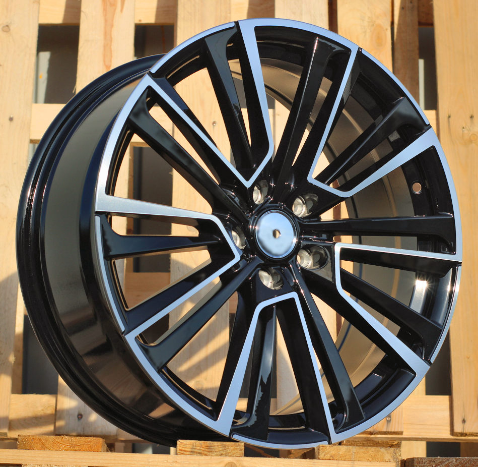 Diski R19 5x112 J8 ET44 RACINGLINE I0361 SKODA Black Polished