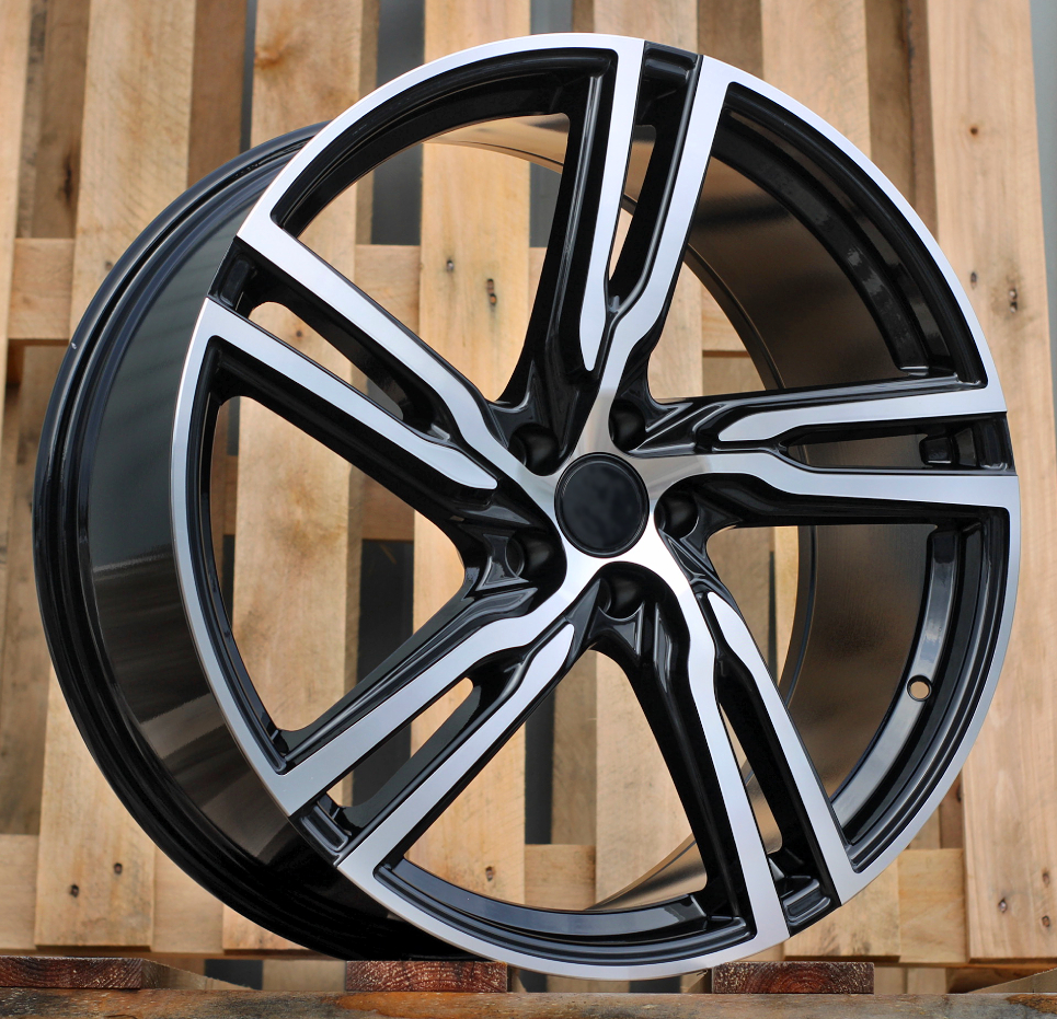 DISKI Racingline FE161 Volvo 5×108 R19 J8 ET45 Black Polished Half Matt