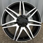 Diski R17 5×112 J7.5 ET47 RACINGLINE BY274 MERCEDES Black Polished