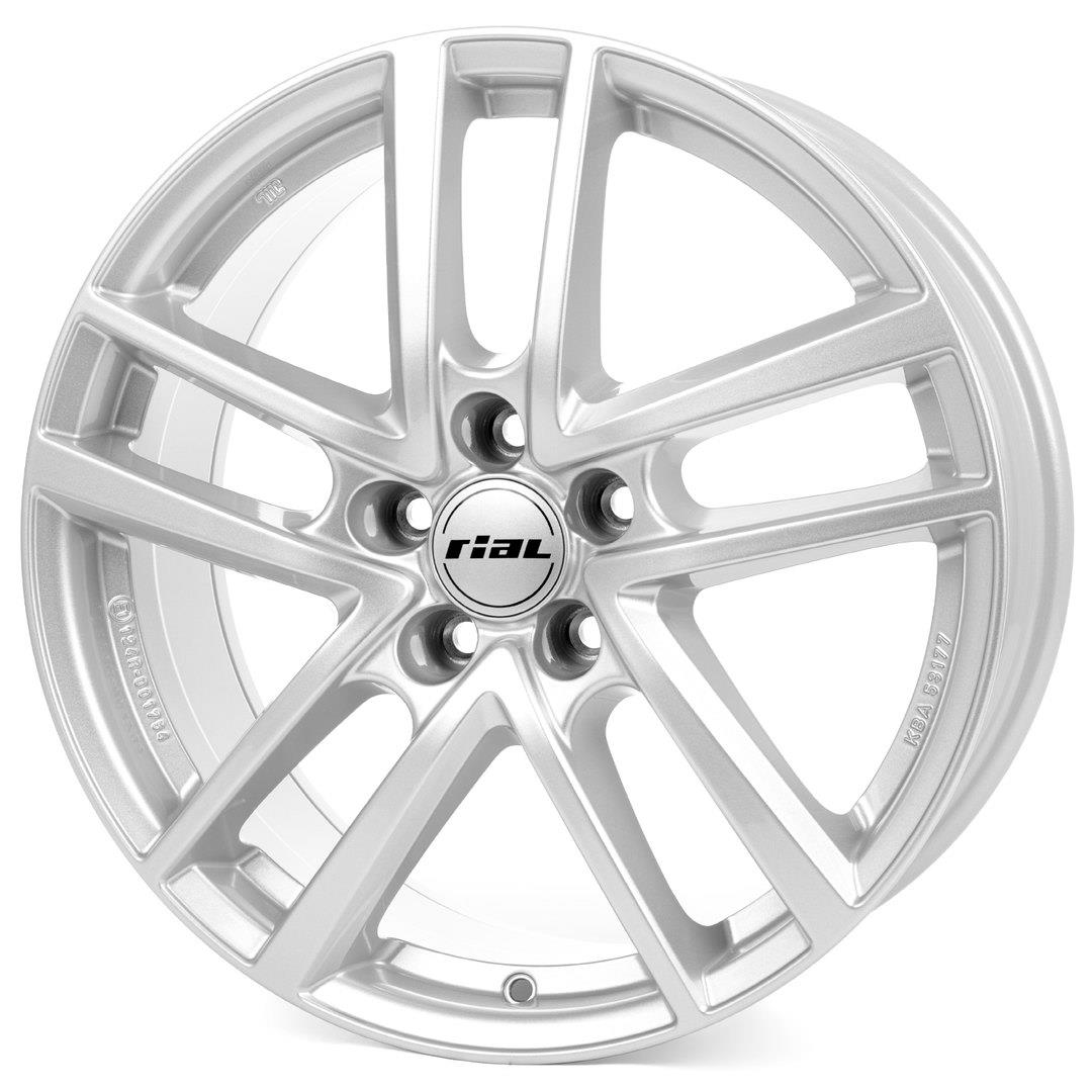 Diski R16 5x114.3 J6.5 ET45 Rial Astorga polar-silver