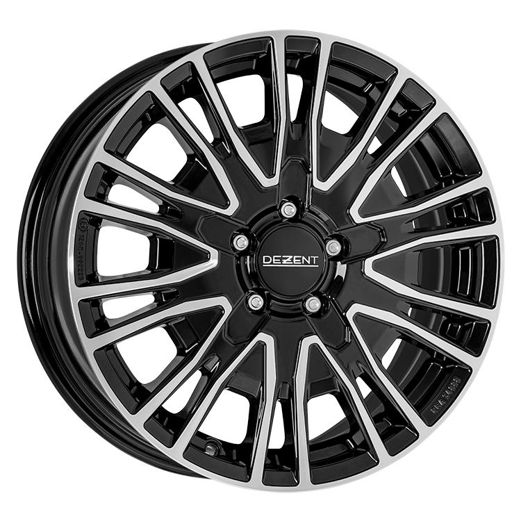 Diski R18 5x112 J7.5 ET52 Dezent KE dark Black/polished