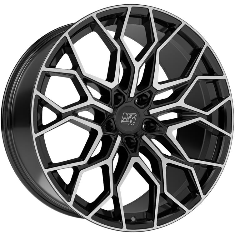 Diski R20 5x120 J10 ET35 MSW 51 Gloss Black Full Polished