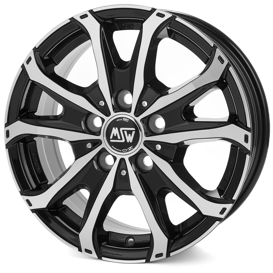 Diski R18 5x160 J7.5 ET48 MSW 48 Van Gloss Black Full Polished